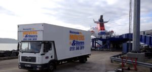Removals Lorry At Port